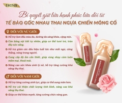 Nước Uống Nhau Thai Ngựa Chiến Mongolia Placenta Liquid Eikenbi [Hộp 30 ống 10ml]