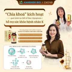 Viên Uống Phòng & Hỗ Trợ Điều Trị Ung Thư Nano Fucoidan Okinawa Kanehide Bio x Eikenbi (Hộp 120 viên)