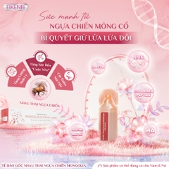 Nước Uống Nhau Thai Ngựa Chiến Mongolia Placenta Liquid Eikenbi [Hộp 30 ống 10ml]
