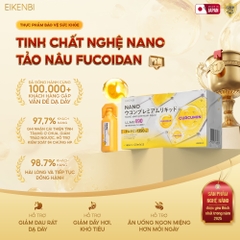 Tinh Chất Nghệ Nano Curcumin Tảo Nâu Fucoidan Eikenbi [Hộp 15 ống x 10ml]