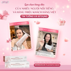 Nước Uống Nhau Thai Ngựa Chiến Mongolia Placenta Liquid Eikenbi [Hộp 30 ống 10ml]