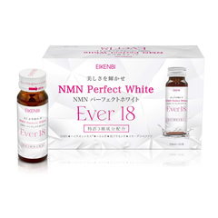 Nước Uống NMN Siêu Kích Trắng - NMN Perfect White Ever 18 [Hộp 10 chai x 30ml]