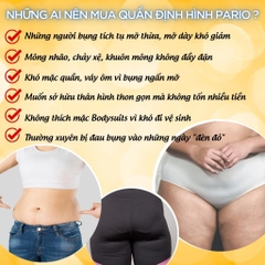 Quần gen nịt bụng, siết eo, nâng mông 360 độ PARIO Nhật Bản giúp định hình vòng 2 cực chuẩn