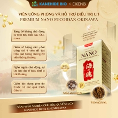 Viên Uống Phòng & Hỗ Trợ Điều Trị Ung Thư Nano Fucoidan Okinawa Kanehide Bio x Eikenbi (Hộp 120 viên)