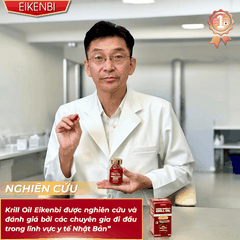Viên Uống Dầu Nhuyễn Thể Siêu Omega - 3 Krill Oil Eikenbi [Hộp 60 viên]