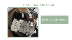 QUẦN SHORT PIQUE NAM – XU HƯỚNG THỜI TRANG MỚI