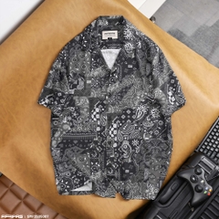 Sơ Mi Tay Ngắn Fapas Relaxed Brocade