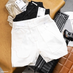 Shorts Linen Fapas Relaxed Hidden