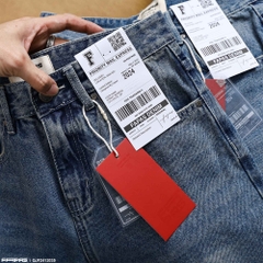 Quần Jean Fapas Crop Fit Rung