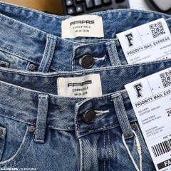 Quần Jean Fapas Crop Fit Rung