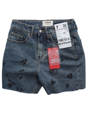 Quần Shorts Jean Relaxed Measure