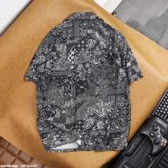 Sơ Mi Tay Ngắn Fapas Relaxed Brocade