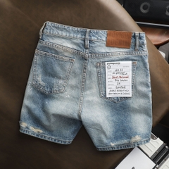 Quần Shorts Jean Relaxed Destroy