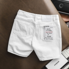 Quần Shorts Jean Relaxed Creamed