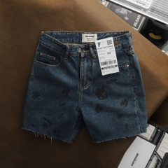 Quần Shorts Jean Relaxed Measure