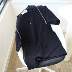 Áo Thun Ngắn Relaxed Zipper