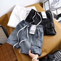 Quần Shorts Jean Relaxed Fork
