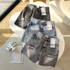 Quần Shorts Jean Relaxed Carbon