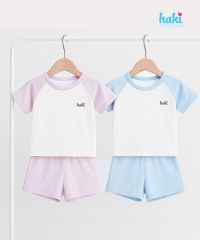 Bộ cộc tay raglan, phối màu BB022