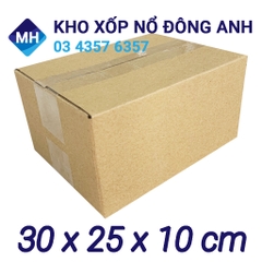 Hộp carton 30x25x10 cm