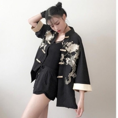 SET shanghai rồng thêu