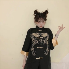 SET shanghai rồng thêu
