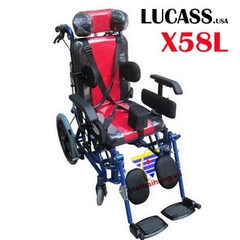 Xe lăn cho trẻ bại não X58L ngả nằm