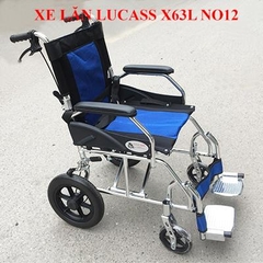 Xe lăn hợp kim nhôm du lịch siêu nhẹ Lucass X63L NO12