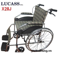 Xe lăn thường có phanh Lucass X28J (màu vàng đen)