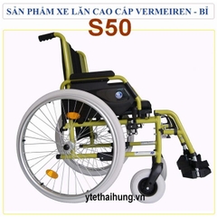 Xe lăn Bỉ Vermeiren S50  vàng
