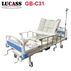 Giường y tế 3 tay quay đa chức năng Lucass GB-C31