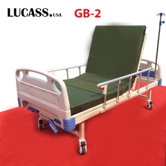 Giường y tế 2 tay quay cao cấp Lucass GB-2