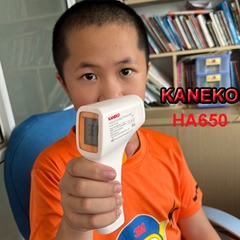 Súng bắn nhiệt độ trán - Nhiệt kế điện tử đo trán Kaneko HA650