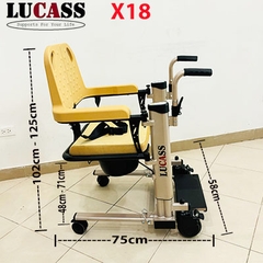 Xe di chuyển bệnh nhân điện tử Lucass X18