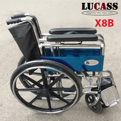 Xe lăn bánh đúc có bô vệ sinh Lucass X8B