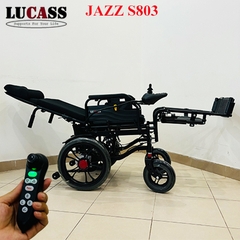 Xe lăn điện ngả nằm Lucass Jazz S803 ngả nằm tự động bằng remote