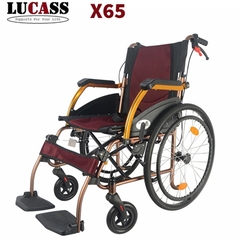 Xe lăn Lucass X65 khung hợp kim nhôm