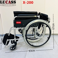 Xe lăn Lucass X200 khung hợp kim nhôm