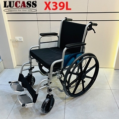 Xe lăn Lucass X39L bánh đúc, đệm 2 lớp