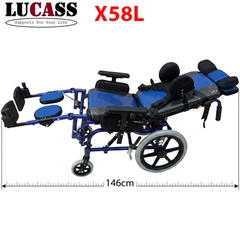 Xe lăn cho trẻ bại não Lucass X58L tặng bàn ăn