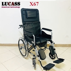 Xe lăn đa năng có bô ngả nằm, chống lật Lucass X67