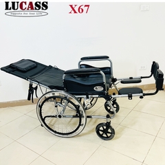 Xe lăn đa năng có bô ngả nằm, chống lật Lucass X67