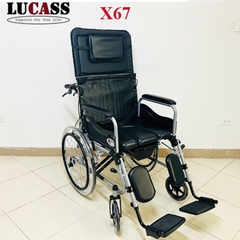 Xe lăn đa năng có bô ngả nằm, chống lật Lucass X67