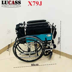 Xe lăn Lucass X79J rộng ngang