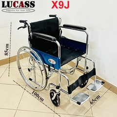 Xe lăn Lucass X9J da simili, rộng ngang