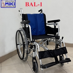 Xe lăn Miki Nhật Bản BAL-1 khung hợp kim nhôm