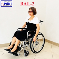 Xe lăn Nhật Bản Miki BAL-2 khung hợp kim nhôm