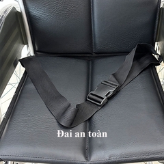 Xe lăn Miki Nhật Bản USG-1, đệm da, khung hợp kim nhôm