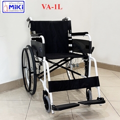 Xe lăn Miki Nhật Bản VA-1L khung hợp kim nhôm sơn trắng