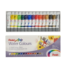 Màu Nước Pentel WFRS-15 (15 Màu) - Dạng Tuýp